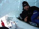 Ryan in an Igloo