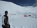 Chuck at Camp III