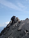 Climbers on the Knife Edge